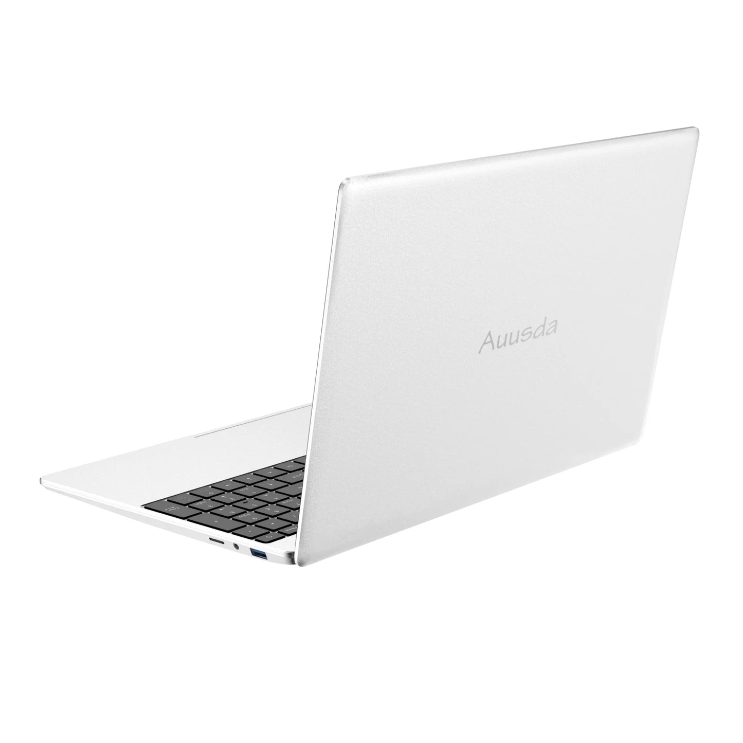 15.6" Laptop Intel Alder N95, 16GB RAM, 512GB SSD, Windows 11 Pro Work Computer, Fingerprint Reader, Backlit Keyboard, Silver